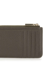 COCCINELLE Portacarte "Metallic Soft" GREEN Donna 
