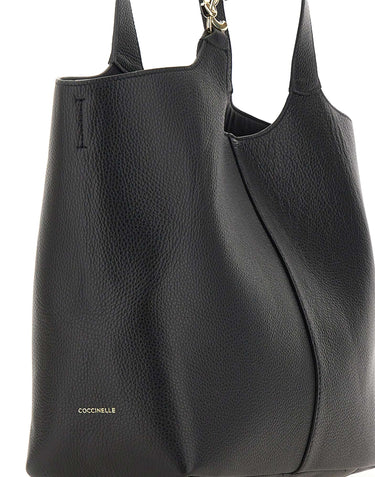 COCCINELLE Borsa a spalla "C-Easy Large" BLACK Donna 