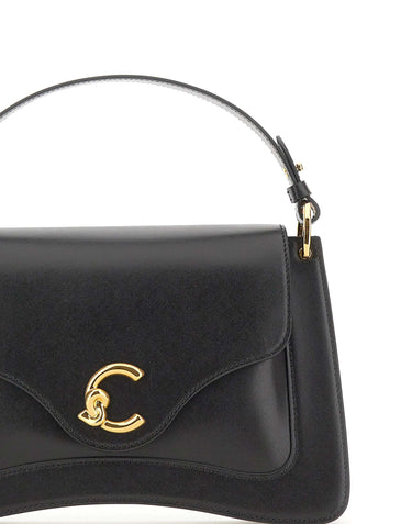 COCCINELLE Borsa a mano "C-Me Medium" BLACK Donna 