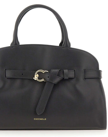 COCCINELLE Borsa a mano "Sabine Medium" BLACK Donna 