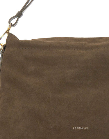COCCINELLE Borsa a spalla "Lidia" GREY Donna 