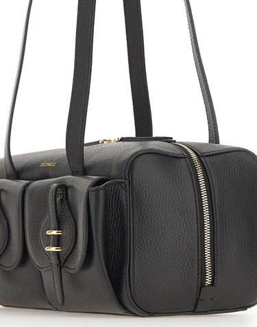 COCCINELLE Borsa a spalla "Mavery Pocket medium" BLACK Donna 