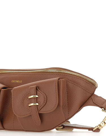 COCCINELLE Marsupio "Mavery Pocket Small" BROWN Donna 