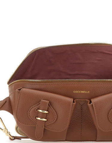 COCCINELLE Marsupio "Mavery Pocket Small" BROWN Donna 