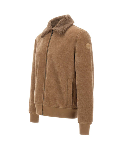 COLMAR ORIGINALS Giacca bomber in velluto BEIGE Uomo 