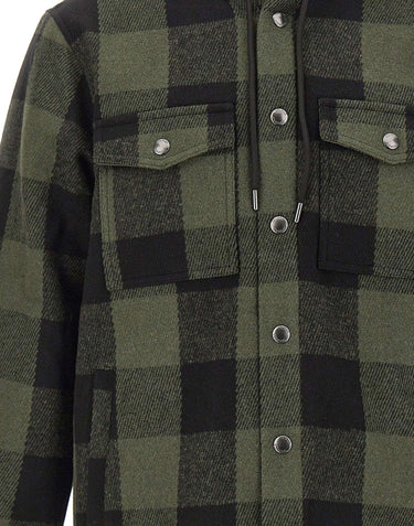 COLMAR ORIGINALS Giacca overshirt con cappuccio GREEN Uomo 
