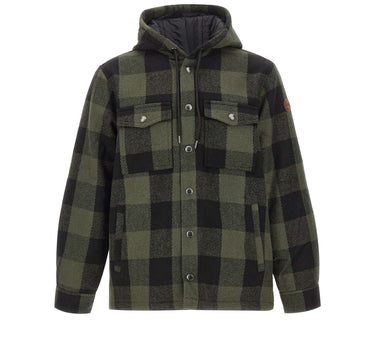 COLMAR ORIGINALS Giacca overshirt con cappuccio GREEN Uomo 
