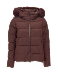 COLMAR ORIGINALS Piumino corto con ecopelliccia RED Donna 