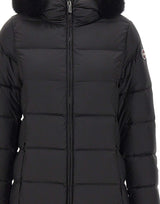 COLMAR ORIGINALS Piumino lungo con ecopelliccia BLACK Donna 