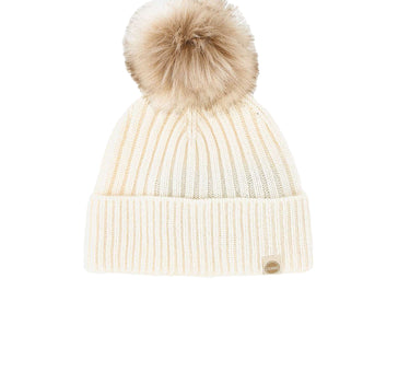 COLMAR ORIGINALS Cappello con pompon WHITE Donna 