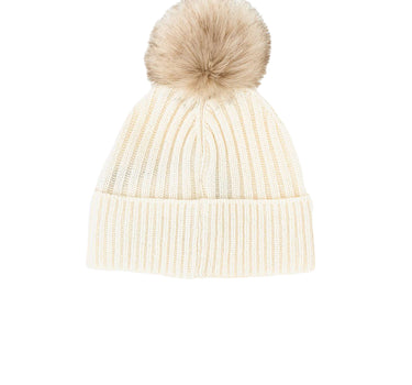 COLMAR ORIGINALS Cappello con pompon WHITE Donna 