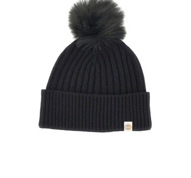 COLMAR ORIGINALS Cappello con pompon BLACK Donna 