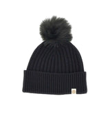 COLMAR ORIGINALS Cappello con pompon BLACK Donna 