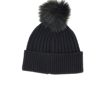 COLMAR ORIGINALS Cappello con pompon BLACK Donna 