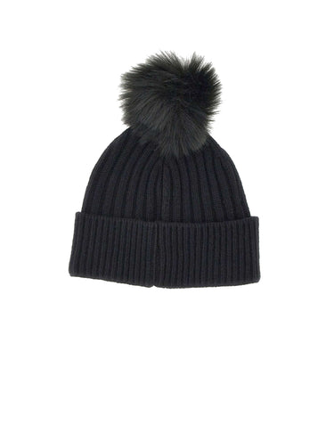 COLMAR ORIGINALS Cappello con pompon BLACK Donna 