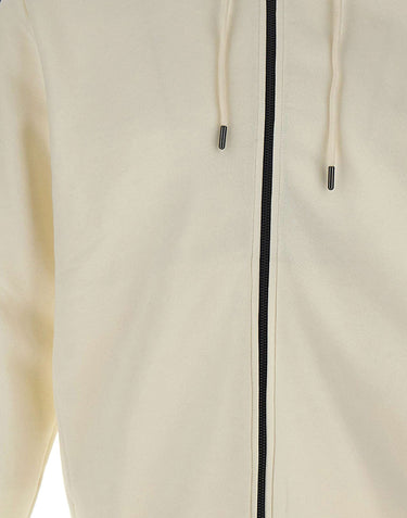 COLMAR ORIGINALS Felpa con zip e cappuccio WHITE Uomo 
