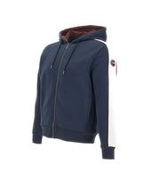 COLMAR ORIGINALS Felpa con zip e cappuccio BLUE Uomo 
