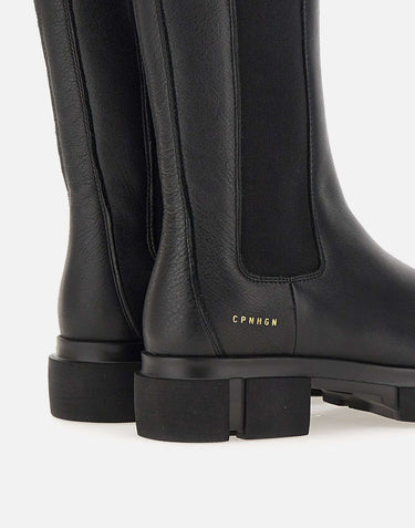 COPENHAGEN STUDIOS Stivaletto in pelle BLACK Donna 