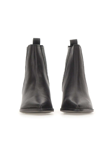 COPENHAGEN STUDIOS Stivaletti in pelle BLACK Donna 
