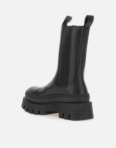 COPENHAGEN STUDIOS Stivali in pelle BLACK Donna 