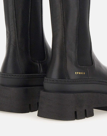 COPENHAGEN STUDIOS Stivali in pelle BLACK Donna 