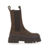 COPENHAGEN STUDIOS Stivali in pelle nabuk BROWN Donna 
