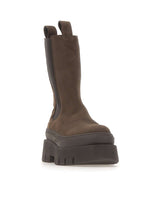COPENHAGEN STUDIOS Stivali in pelle nabuk BROWN Donna 