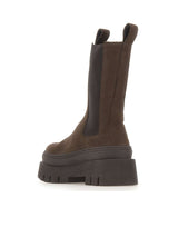 COPENHAGEN STUDIOS Stivali in pelle nabuk BROWN Donna 