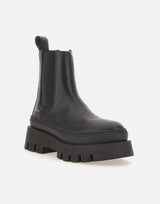 COPENHAGEN STUDIOS Stivaletto in pelle BLACK Donna 