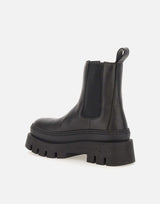 COPENHAGEN STUDIOS Stivaletto in pelle BLACK Donna 
