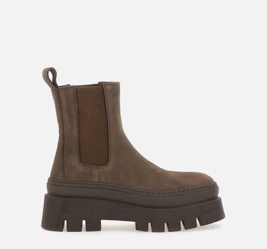 COPENHAGEN STUDIOS Stivaletto in pelle scamosciata BROWN Donna 