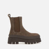 COPENHAGEN STUDIOS Stivaletto in pelle scamosciata BROWN Donna 