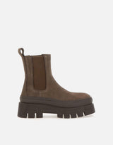 COPENHAGEN STUDIOS Stivaletto in pelle scamosciata BROWN Donna 