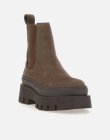 COPENHAGEN STUDIOS Stivaletto in pelle scamosciata BROWN Donna 