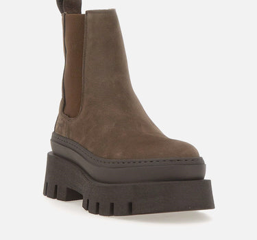 COPENHAGEN STUDIOS Stivaletto in pelle scamosciata BROWN Donna 