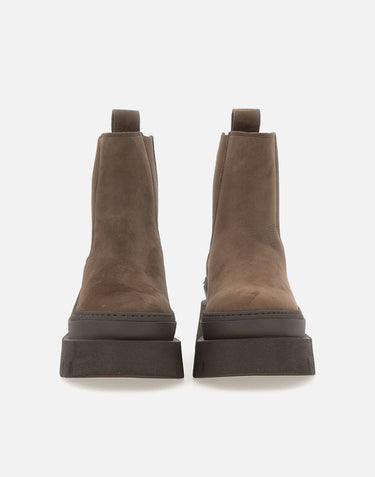 COPENHAGEN STUDIOS Stivaletto in pelle scamosciata BROWN Donna 