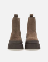 COPENHAGEN STUDIOS Stivaletto in pelle scamosciata BROWN Donna 