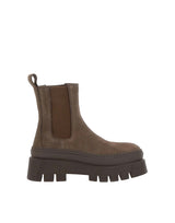 COPENHAGEN STUDIOS Stivaletto in pelle scamosciata BROWN Donna 