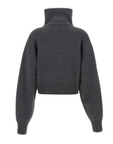 COPERNI Maglia crop con zip GREY Donna 