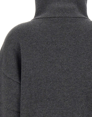 COPERNI Maglia crop con zip GREY Donna 
