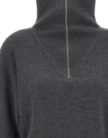 COPERNI Maglia crop con zip GREY Donna 