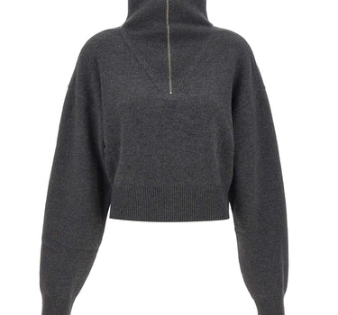 COPERNI Maglia crop con zip GREY Donna 