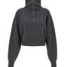 COPERNI Maglia crop con zip GREY Donna 
