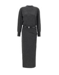 COPERNI Abito lungo in maglia GREY Donna 