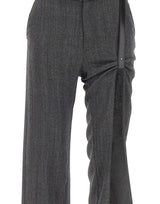 COPERNI Pantaloni con spacco e cintura GREY Donna 