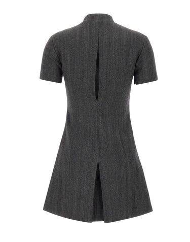 COPERNI Mini abito in lana vergine GREY Donna 