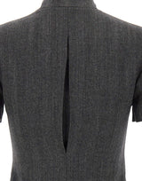COPERNI Mini abito in lana vergine GREY Donna 