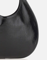 Borsa a spalla "Flat Holy Naplack" 126GSA210CR0043 BLACK COURREGES 