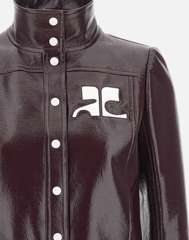 COURREGES Giacca "Reedition Vynil" PURPLE Donna 