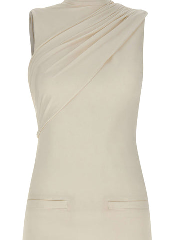 COURREGES Abito "Twist A-Line" WHITE Donna 